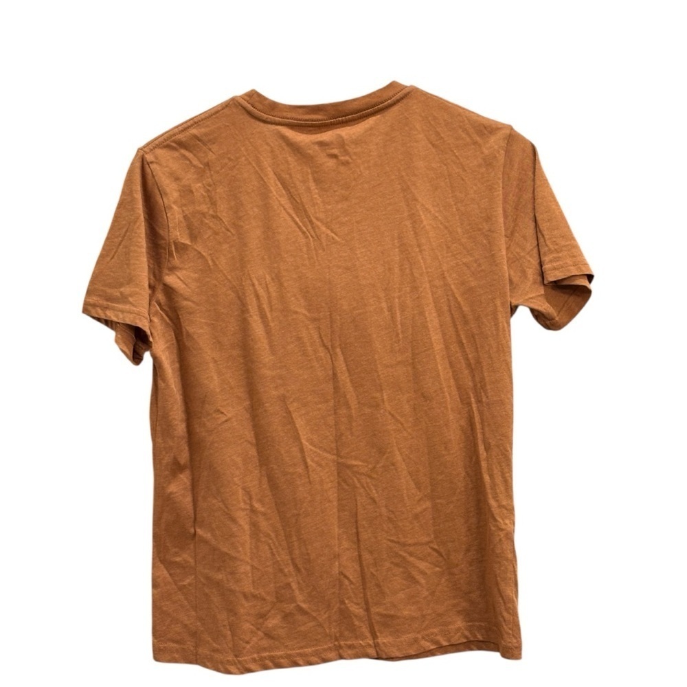 Quiksilver Boardshort Co Brown Graphic T Shirt Boys Large Surf Skatewear Tee - Picture 5 of 6